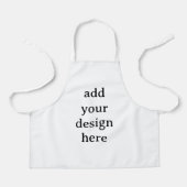 Maak Je Eigen Eenvoudige Aangepaste All-Over Print Schort (Voorkant)