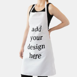 Maak Je Eigen Eenvoudige Aangepaste All-Over Print Schort