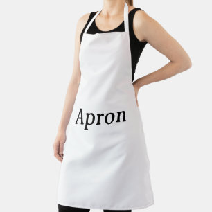 Maak Je Eigen Eenvoudige Aangepaste All-Over Print Schort