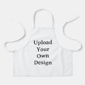 Maak Je Eigen Eenvoudige Aangepaste All-Over Print Schort (Voorkant)