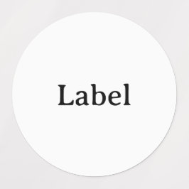 Maak Je Eigen Eenvoudige Aangepaste Cirkel Waterdi Labels