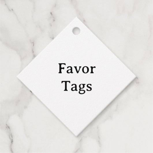 Maak Je Eigen Eenvoudige Aangepaste Diamant Bedankjes Labels (Voorkant)