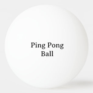 Maak Je Eigen Eenvoudige Aangepaste Drie Ster Pingpongbal