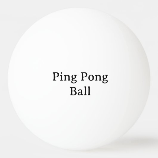 Maak Je Eigen Eenvoudige Aangepaste Drie Ster Pingpongbal (Voorkant)