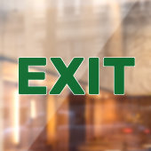 Maak Je Eigen Eenvoudige Aangepaste Exit Ruitstick Raamsticker (Vel 2)