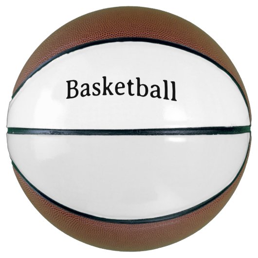 Maak Je Eigen Eenvoudige Aangepaste Fullsize Basketbal (Voorkant)