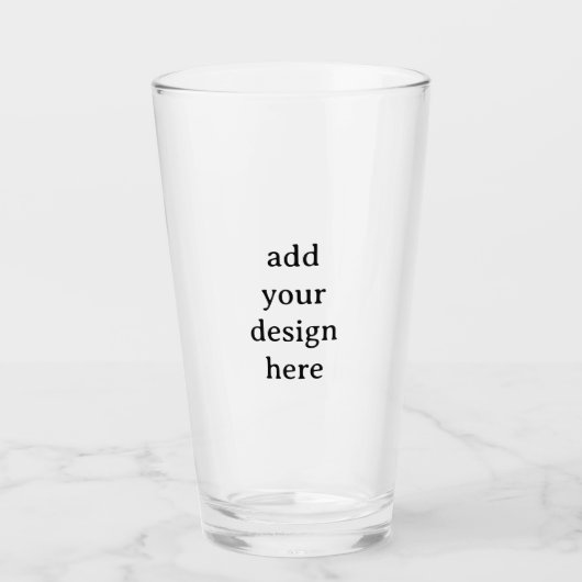 Maak Je Eigen Eenvoudige Aangepaste Glazen Tumbler (Voorkant)