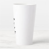 Maak Je Eigen Eenvoudige Aangepaste Grote 17oz Lat Latte Mok (Voorkant)