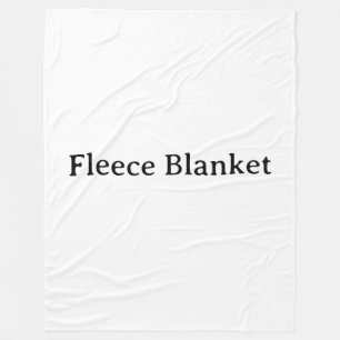 Maak Je Eigen Eenvoudige Aangepaste Grote 60" x 80 Fleece Deken