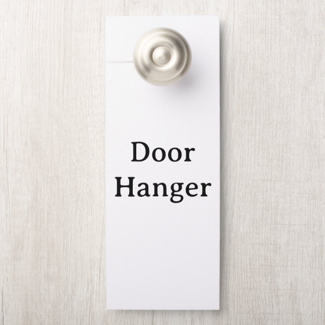 Maak Je Eigen Eenvoudige Aangepaste Grote Standaar Deurhanger (Op knop)