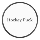 Maak je eigen eenvoudige aangepaste hockey puck (Voorkant)