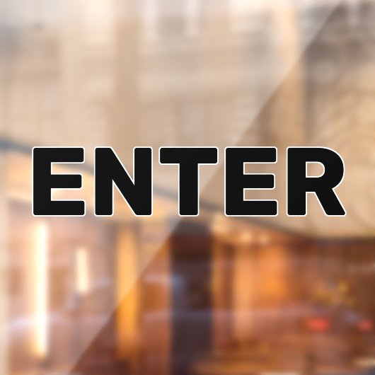 Maak Je Eigen Eenvoudige Aangepaste Ingang Raamfol Raamsticker (Vel 2)