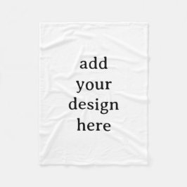 Maak Je Eigen Eenvoudige Aangepaste Kleine 30" x 4 Fleece Deken
