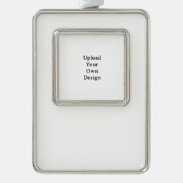 Maak Je Eigen Eenvoudige Aangepaste Lisreeks  Verzilverd Omlijst Ornament