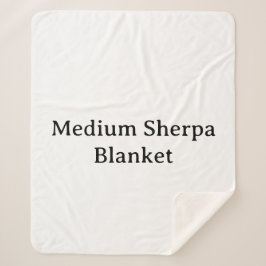 Maak Je Eigen Eenvoudige Aangepaste Medium Sherpa Deken