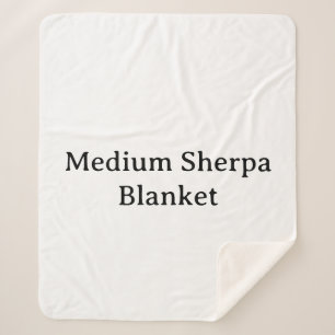 Maak Je Eigen Eenvoudige Aangepaste Medium Sherpa Deken