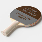 Maak Je Eigen Eenvoudige Aangepaste Ontwerp Tafeltennisbatje (Voorkant Gekanteld)