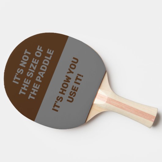 Maak Je Eigen Eenvoudige Aangepaste Ontwerp Tafeltennisbatje (Achterkant)