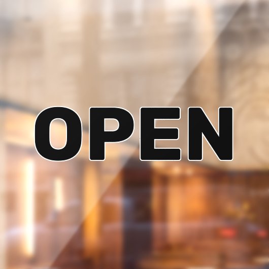 Maak Je Eigen Eenvoudige Aangepaste Open Raam Clin Raamsticker (Vel 2)
