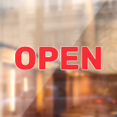 Maak Je Eigen Eenvoudige Aangepaste Open Raam Clin Raamsticker (Vel 2)