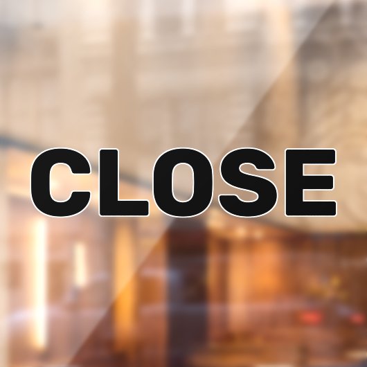 Maak Je Eigen Eenvoudige Aangepaste Sluit Venster  Raamsticker (Vel 2)