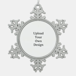 Maak Je Eigen Eenvoudige Aangepaste Sneeuwvlok Oml Tin Sneeuwvlok Ornament