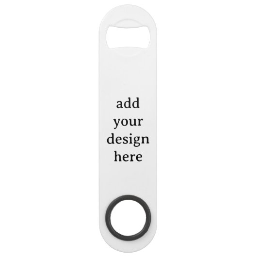 Maak Je Eigen Eenvoudige Aangepaste Snelheidsfless Speed Flessenopener (Voorkant)