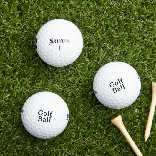 Maak je eigen eenvoudige aangepaste Srixon Soft Fe Golfballen (Insitu Gras)