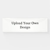 Maak je eigen eenvoudige aangepaste vinyl 2.5' x 8 spandoek (Horizontaal)