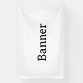 Maak je eigen eenvoudige aangepaste vinyl 76 x 122 spandoek (Verticaal)