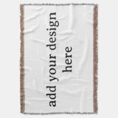 Maak Je Eigen Eenvoudige Aangepaste Worpdeken Deken (Voorkant Verticaal)