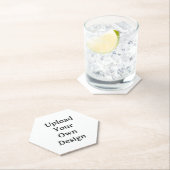 Maak Je Eigen Eenvoudige Aangepaste Zeshoek Kartonnen Onderzetters (Insitu)