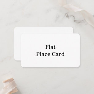 Maak Je Eigen Eenvoudige Afgeronde 3,5" x 2,0" Pla Plaatskaartje