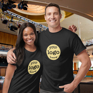 Maak Je Eigen Eenvoudige Bedrijfslogo Werknemer T-shirt