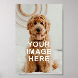 Maak je eigen eenvoudige enkele afbeelding poster