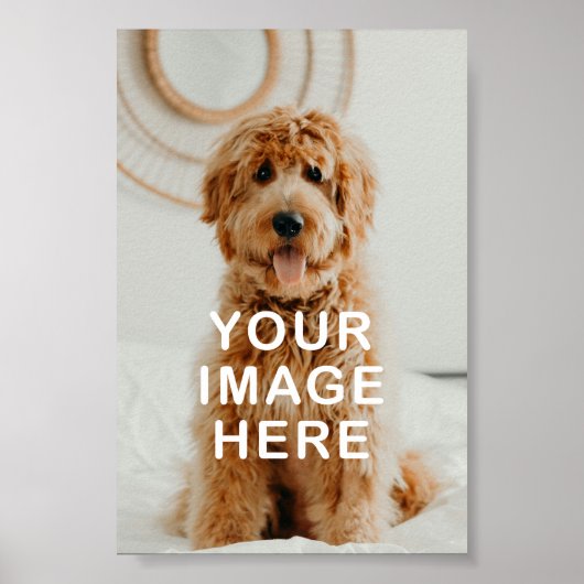 Maak je eigen eenvoudige enkele afbeelding poster (Voorkant)