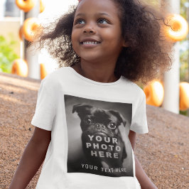 Maak Je Eigen Eenvoudige Enkele Foto & Aangepaste T-shirt