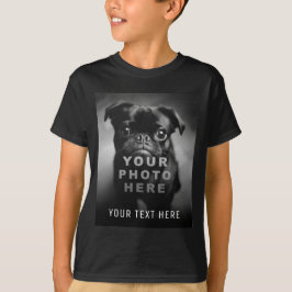 Maak Je Eigen Eenvoudige Enkele Foto & Aangepaste T-shirt