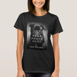 Maak Je Eigen Eenvoudige Enkele Foto & Aangepaste T-shirt
