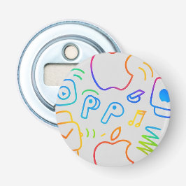 Maak je eigen eenvoudige gepersonaliseerde trendin button flesopener