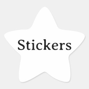 Maak Je Eigen Eenvoudige Kleine 1½" (vel van 20) Ster Sticker