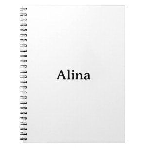 Maak je eigen eenvoudige merk 6.5" x 8.75" Klassie Notitieboek
