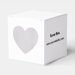 Maak Je Eigen Eenvoudige Merkpromotie Hart 2x2x2 Bedankdoosjes