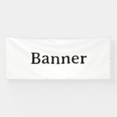 Maak je eigen eenvoudige op maat gemaakte vinyl 1, spandoek (Horizontaal)