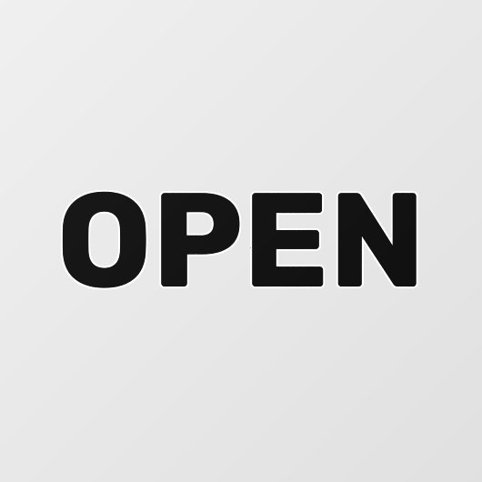 Maak Je Eigen Eenvoudige Open Raamfolie Raamsticker (Vel)