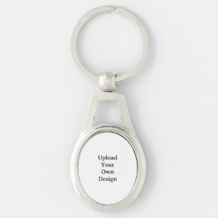 Maak Je Eigen Eenvoudige Ovale 2.3" x 1.3" Metaal  Sleutelhanger