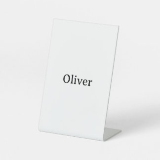 Maak je eigen eenvoudige professionele 4" X 6" Reclamebord Met Voetstuk