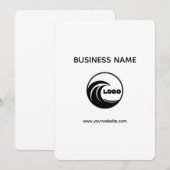 Maak je eigen eenvoudige professionele 5" x 7" kaart (Voorkant / Achterkant)