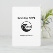Maak je eigen eenvoudige professionele 5" x 7" kaart (Staand voorkant)