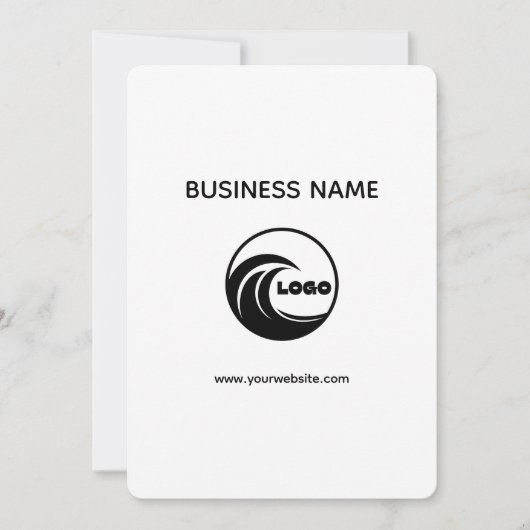 Maak je eigen eenvoudige professionele 5" x 7" kaart (Voorkant)